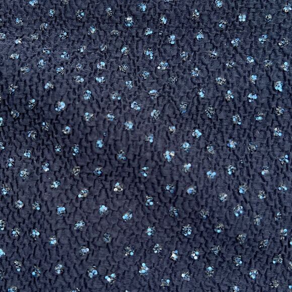 David Warren Blue Sparkle Night Out Dress 4 - Picture 4 of 7